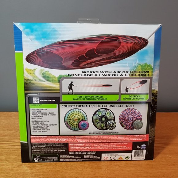 Air Hogs Hyper Disc Giant Frisbee Flying Disc Swirl (Green) - Picture 3 of 3